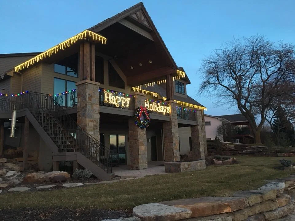 Clean residential windows on an Omaha home